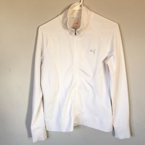 Puma white large dry cell jacket